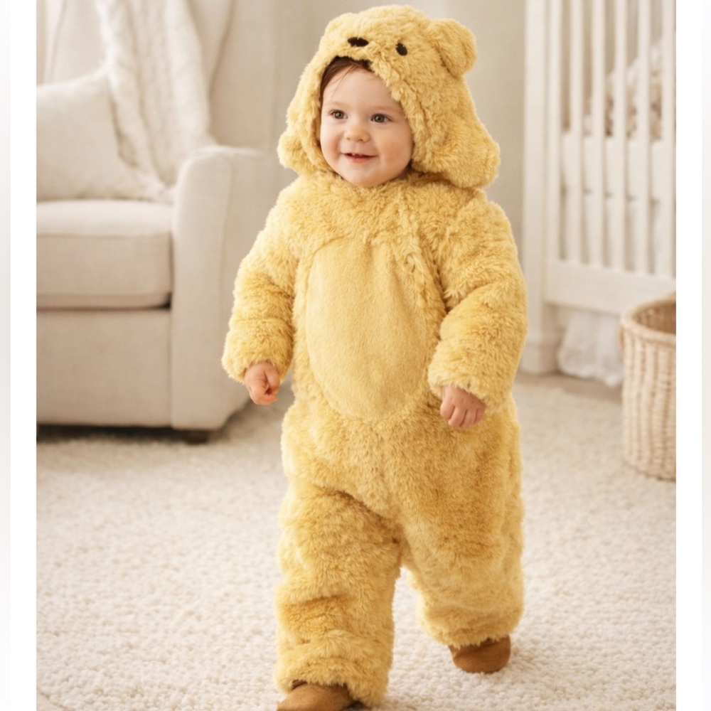 Pottery Barn Disney Winnie The Pooh Halloween Costume Like New 12-24 Months